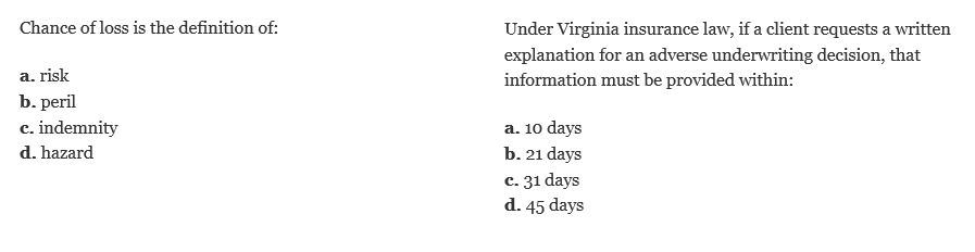 questions for VA