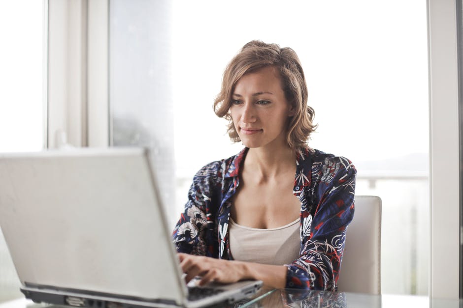 women working with laptop